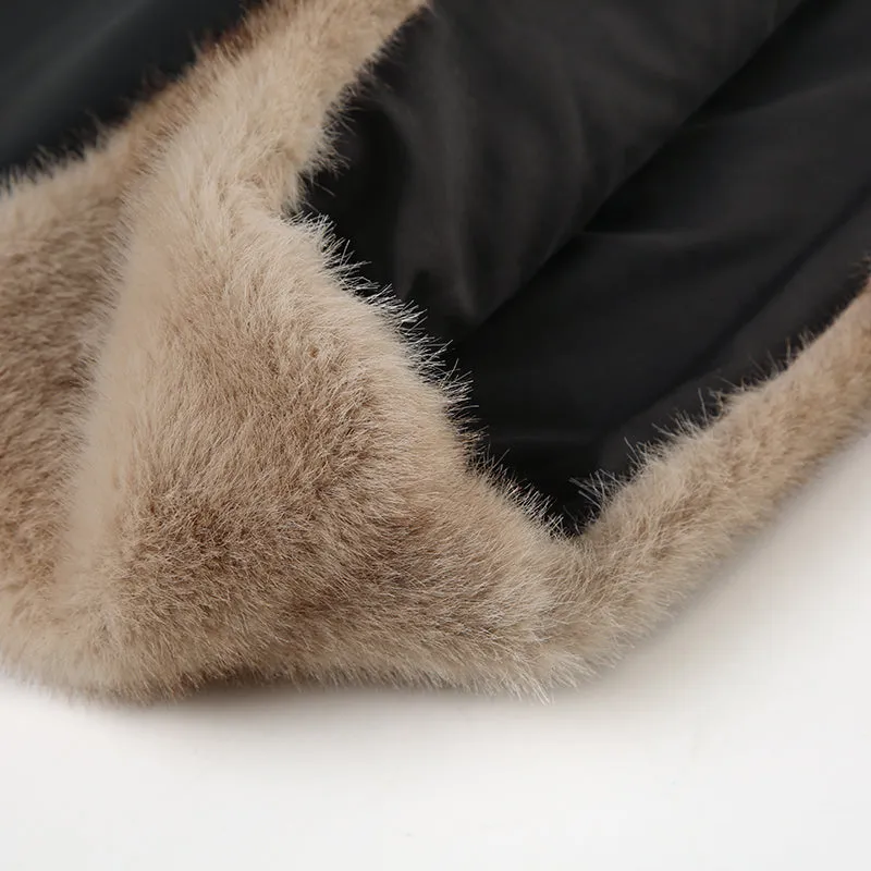 Allisson Furry Leather Tube Set
