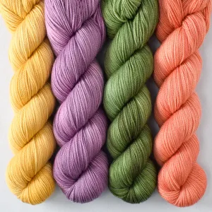 Billy Button, Bullfinch, Lepidolite, Snail - Yummy 2-Ply Quartet