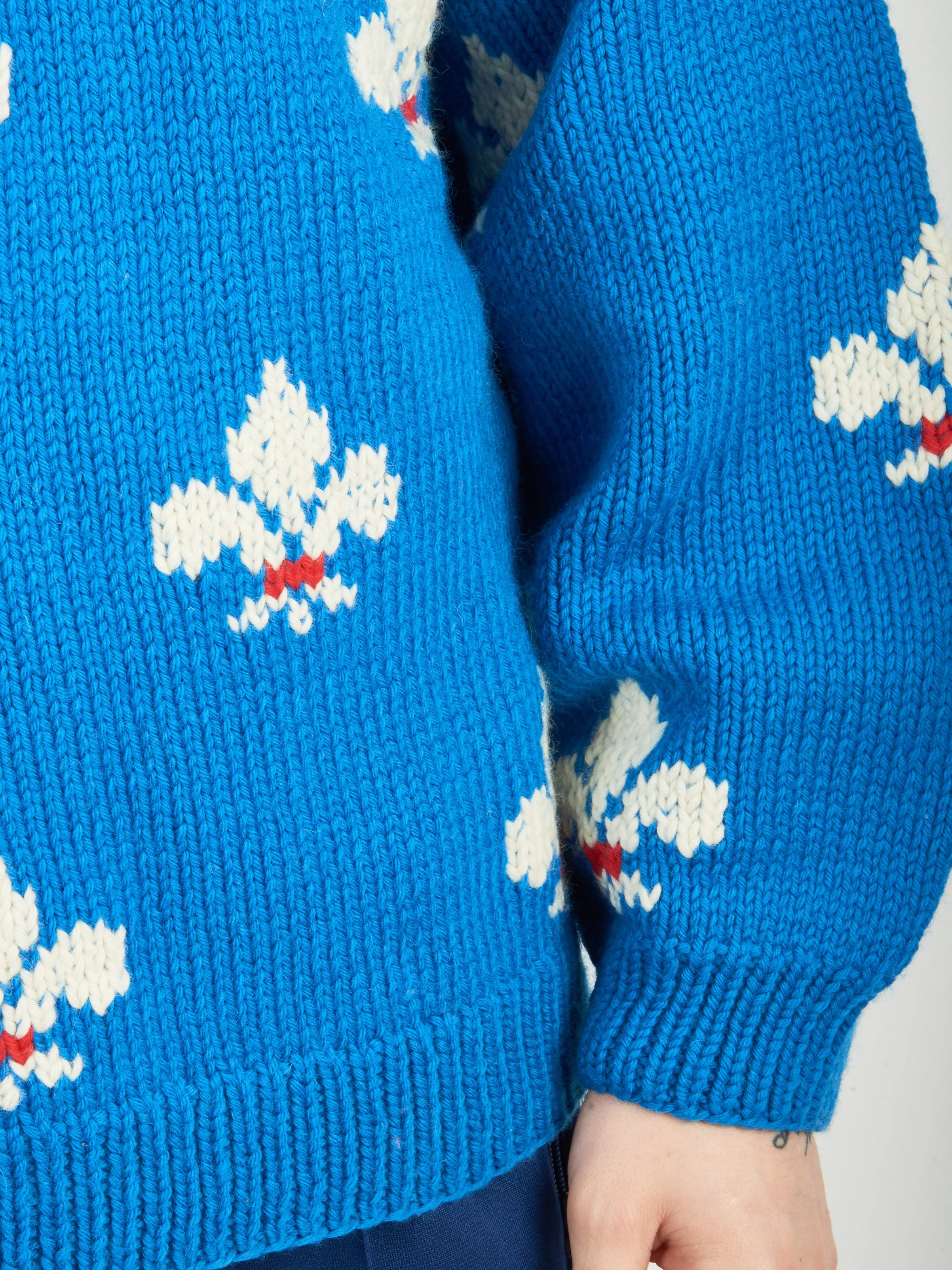 Blue Fleur De Lis Hoodie