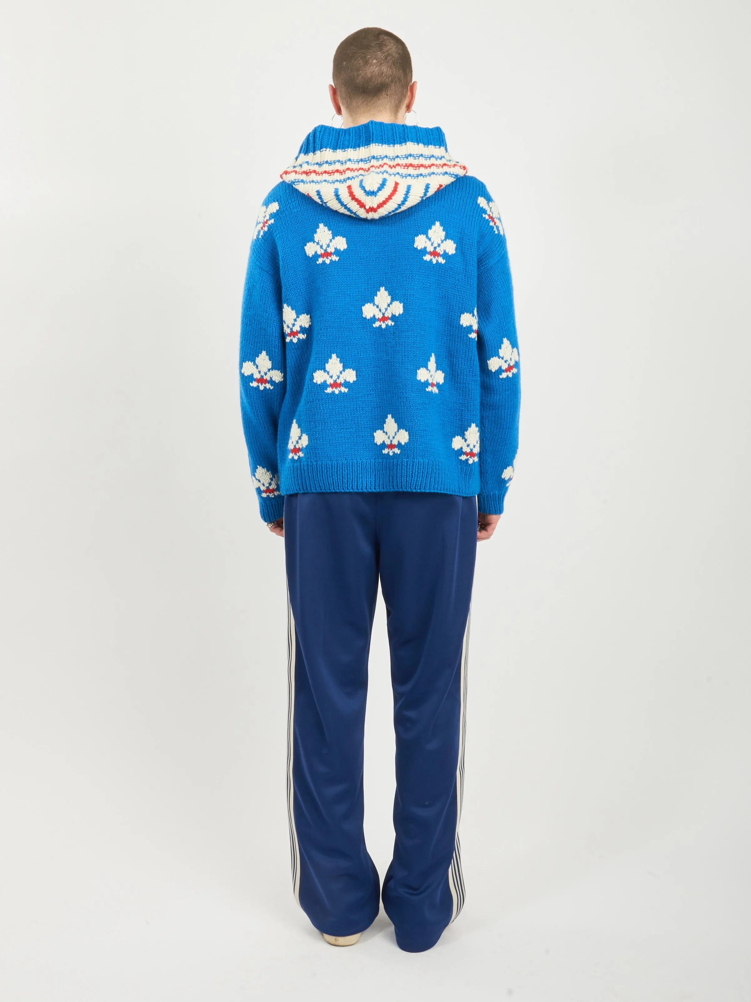 Blue Fleur De Lis Hoodie