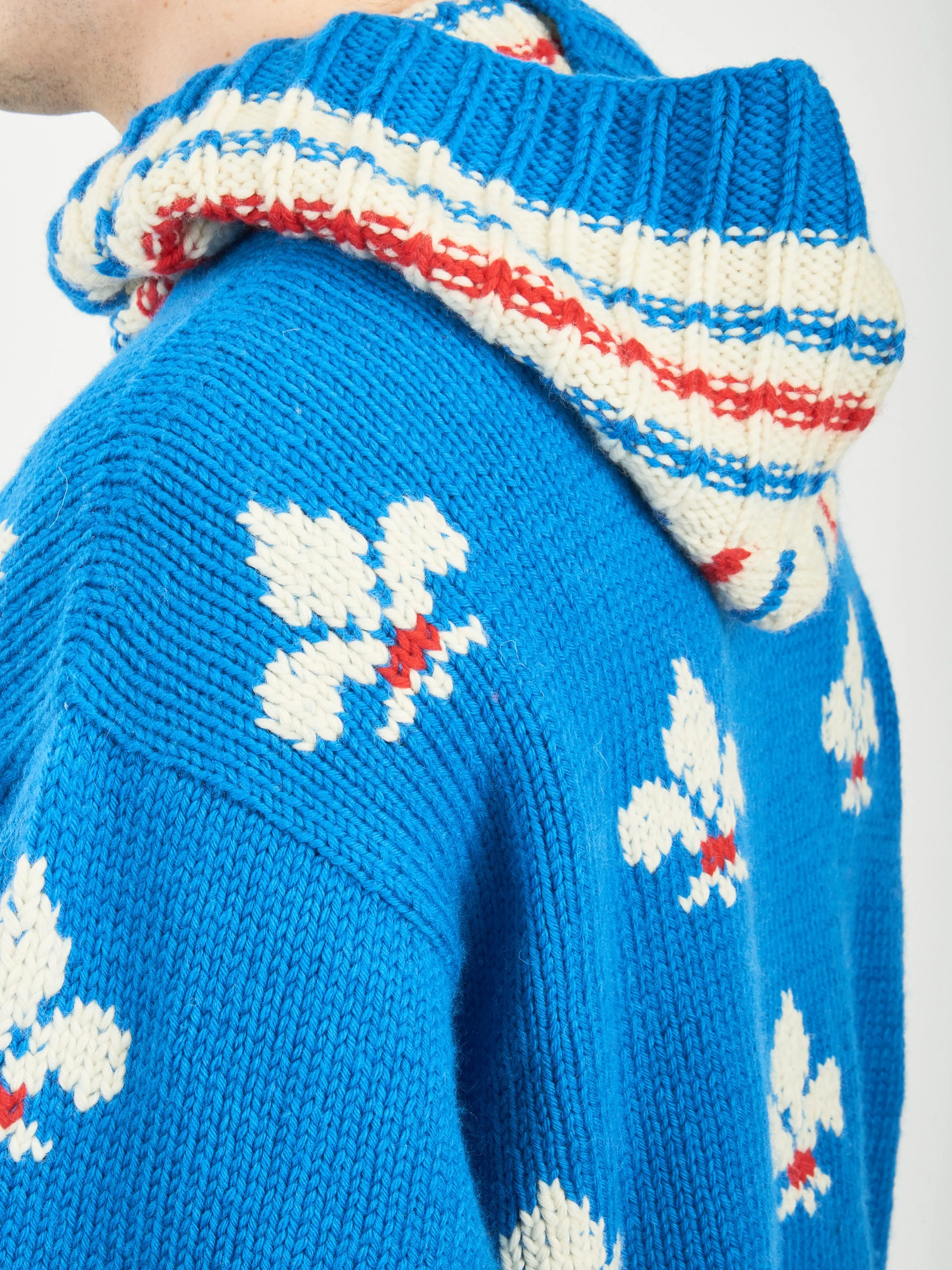 Blue Fleur De Lis Hoodie