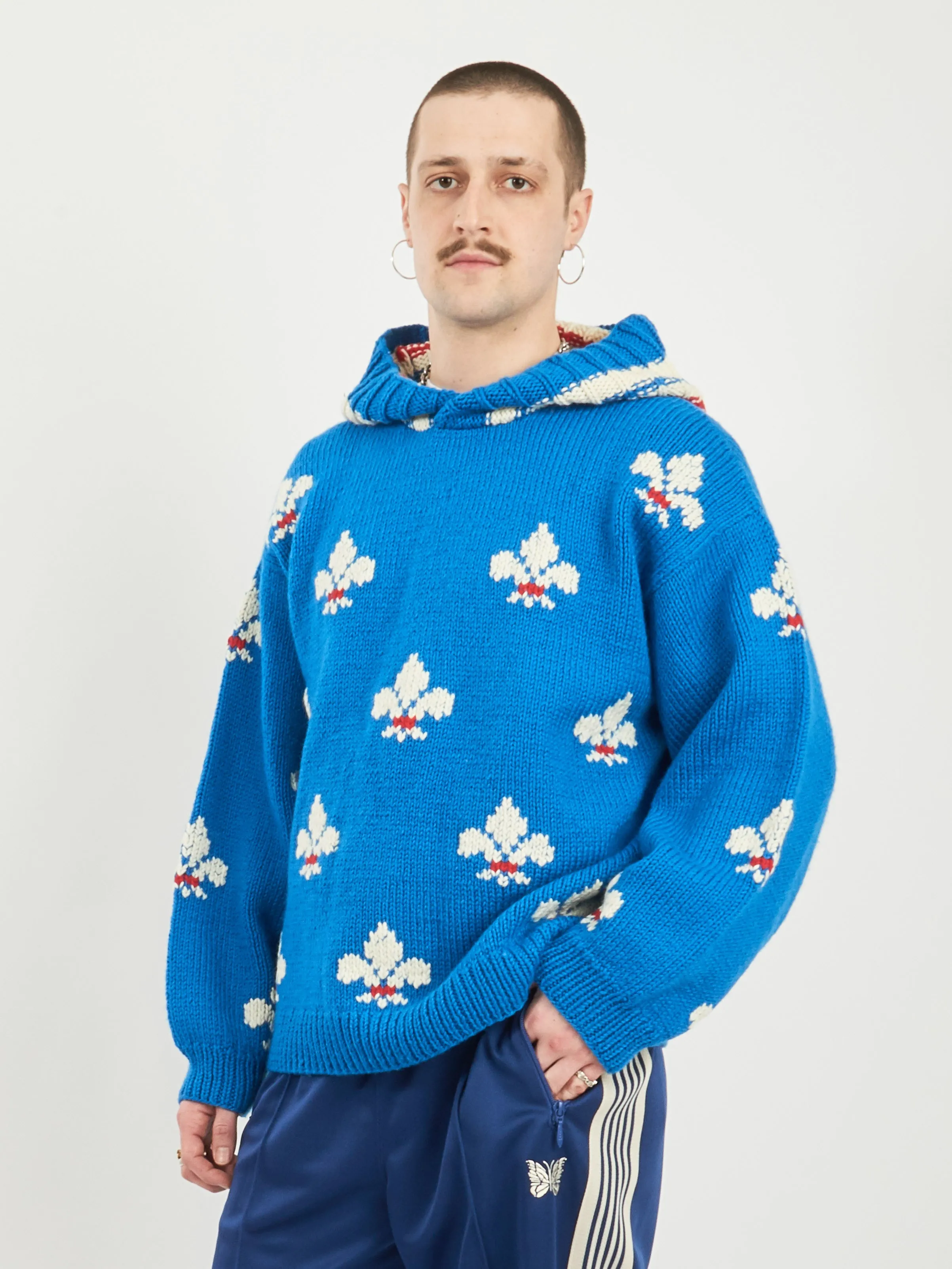 Blue Fleur De Lis Hoodie
