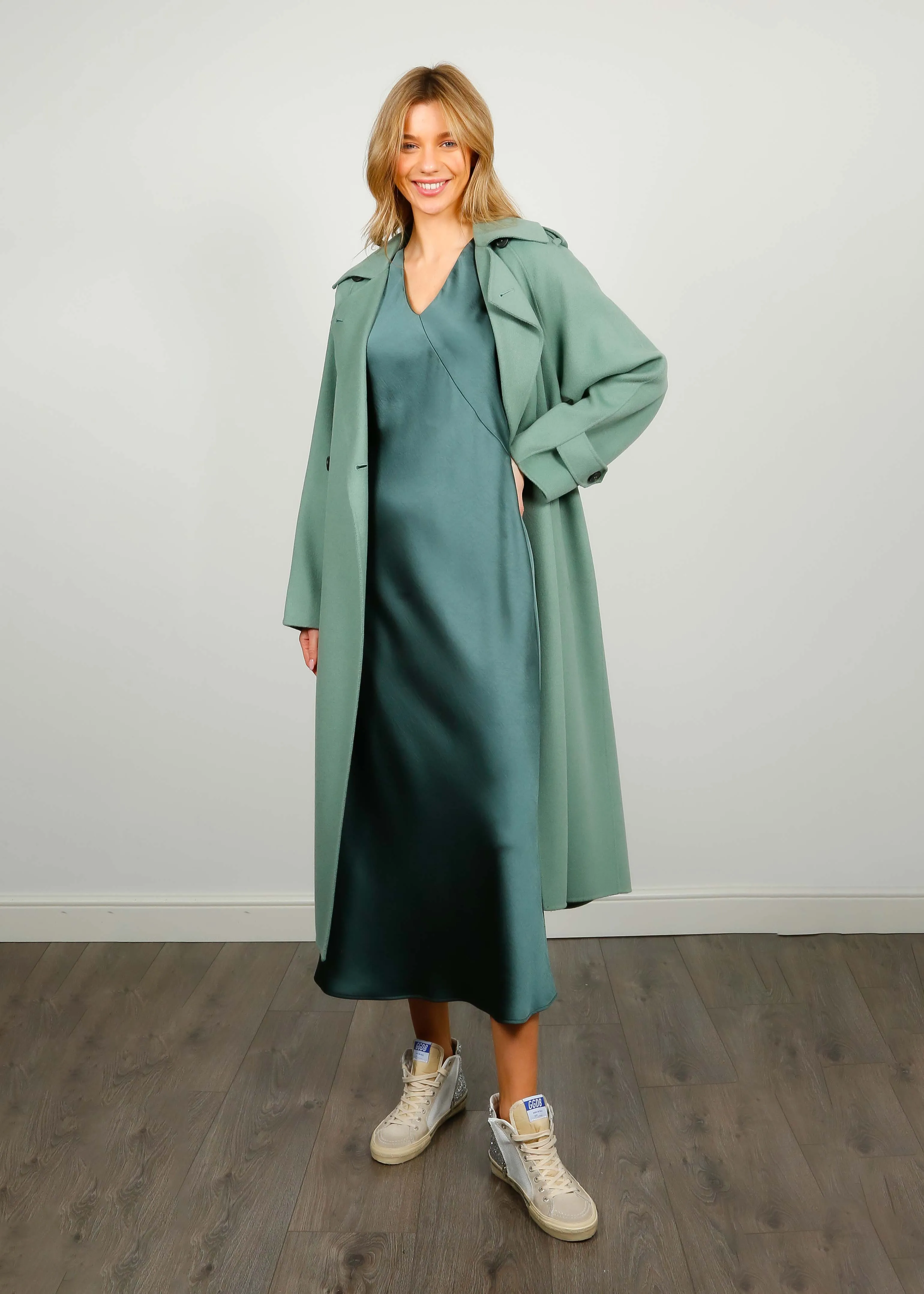 MM Cobalto Coat in Sage Green