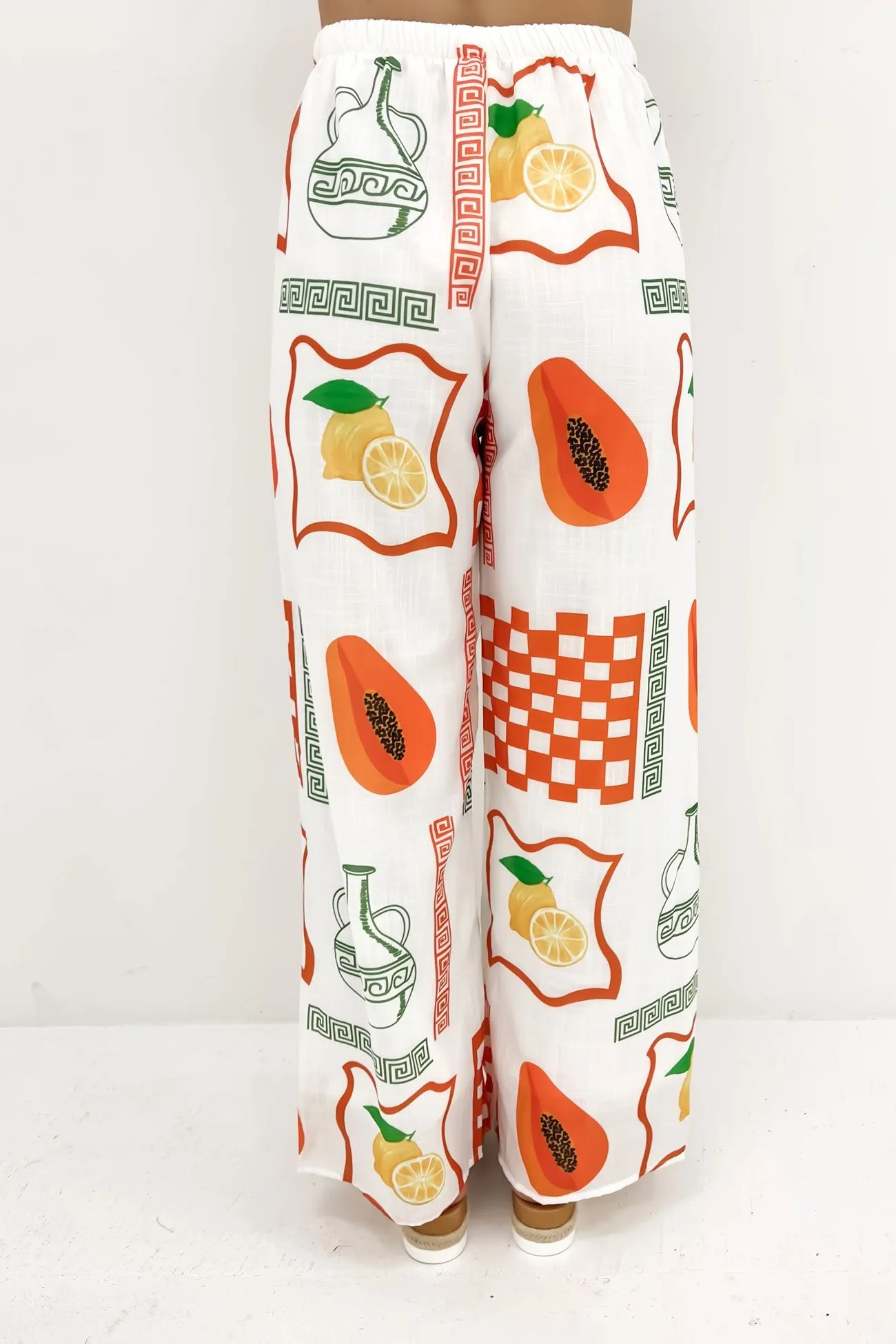Papaya Set White Orange