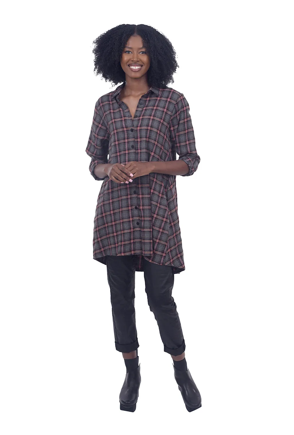 Petulia Plaid Tunic, Rowan
