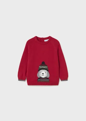 Red Puppy Boy's Sweater - Select Size